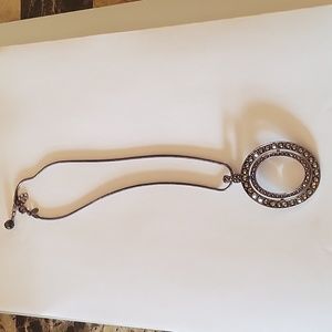 Premier Designs Rhinestone Pendant Necklace